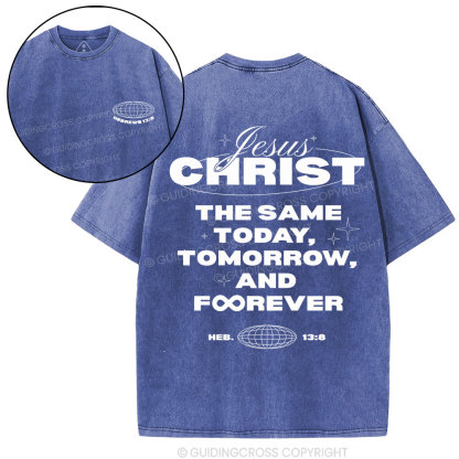 Jesus Christ Christian Washed T-Shirt