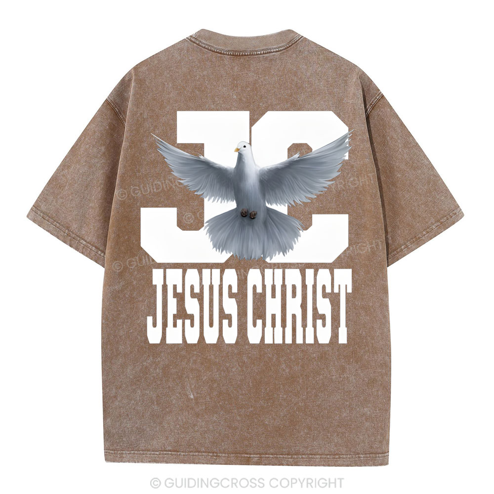 Jesus Christ Christian Washed T-Shirt