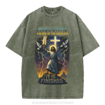 Jesus Christ Christian Washed T-Shirt