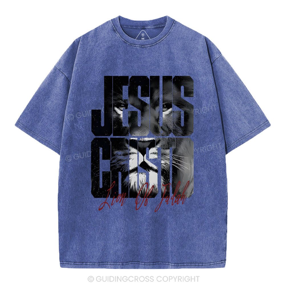 Jesus Christ Christian Washed T-Shirt