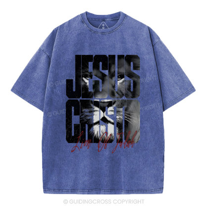 Jesus Christ Christian Washed T-Shirt