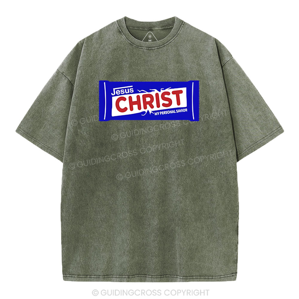 Jesus Christ Christian Washed T-Shirt