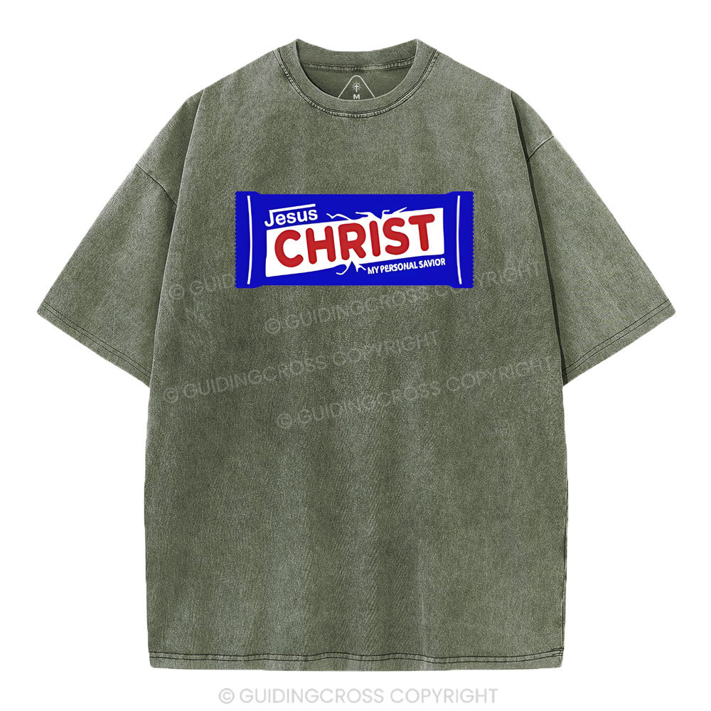 Jesus Christ Christian Washed T-Shirt
