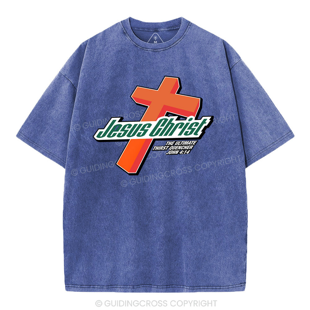 Jesus Christ Christian Washed T-Shirt