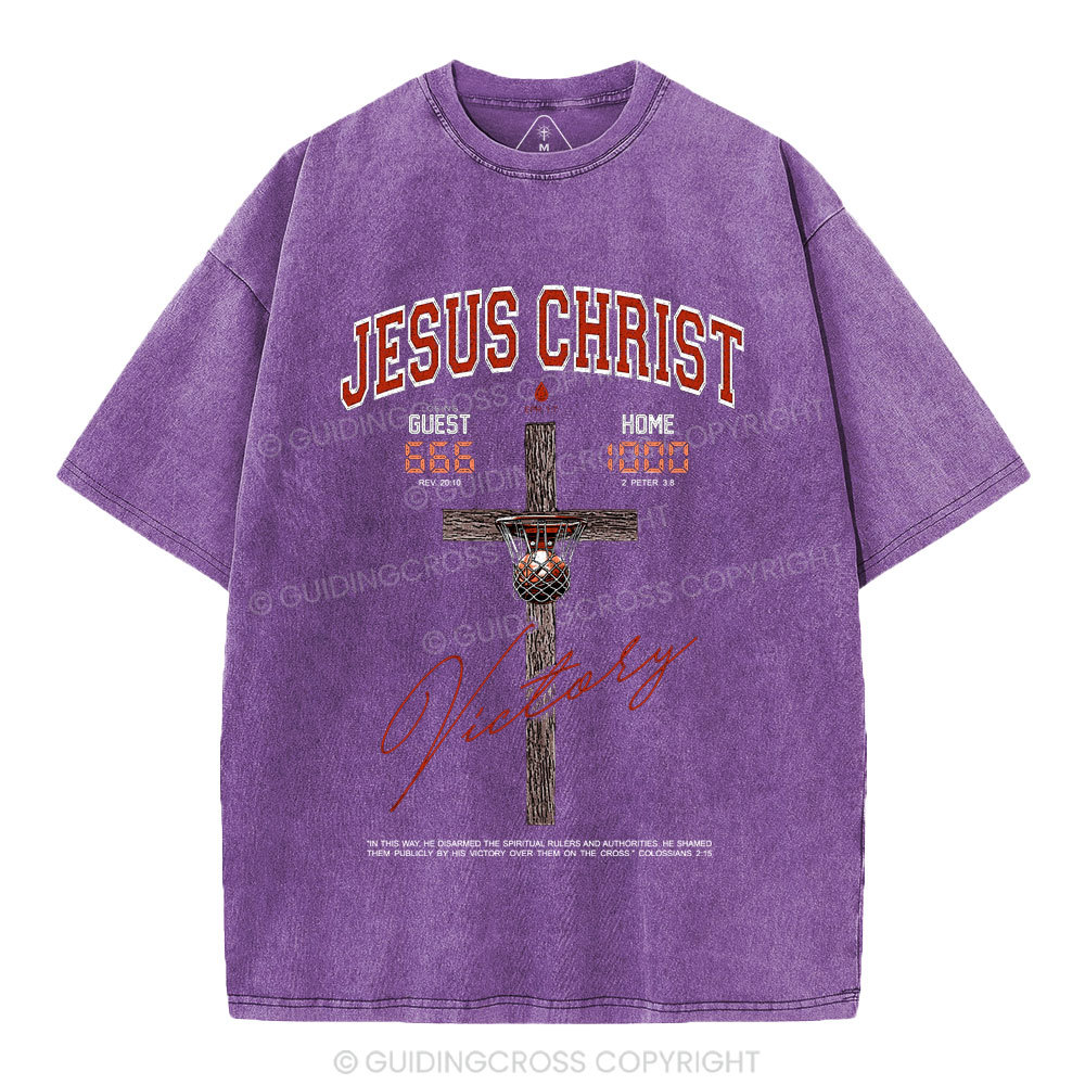 Jesus Christ Christian Washed T-Shirt