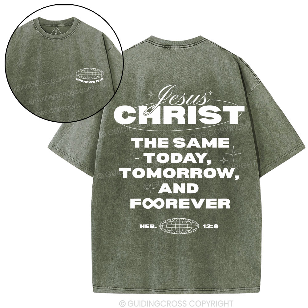 Jesus Christ Christian Washed T-Shirt