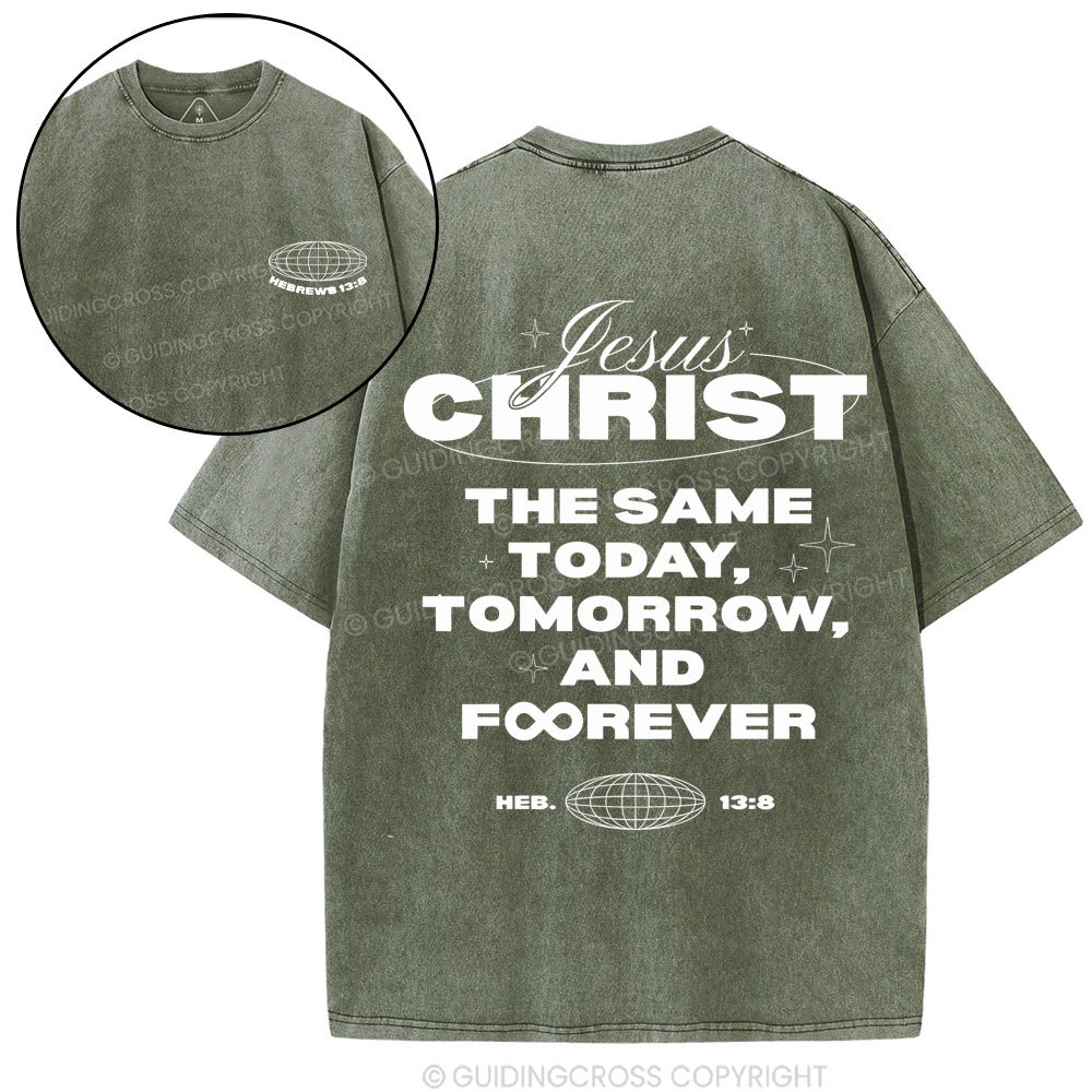 Jesus Christ Christian Washed T-Shirt