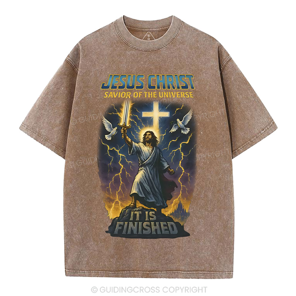 Jesus Christ Christian Washed T-Shirt