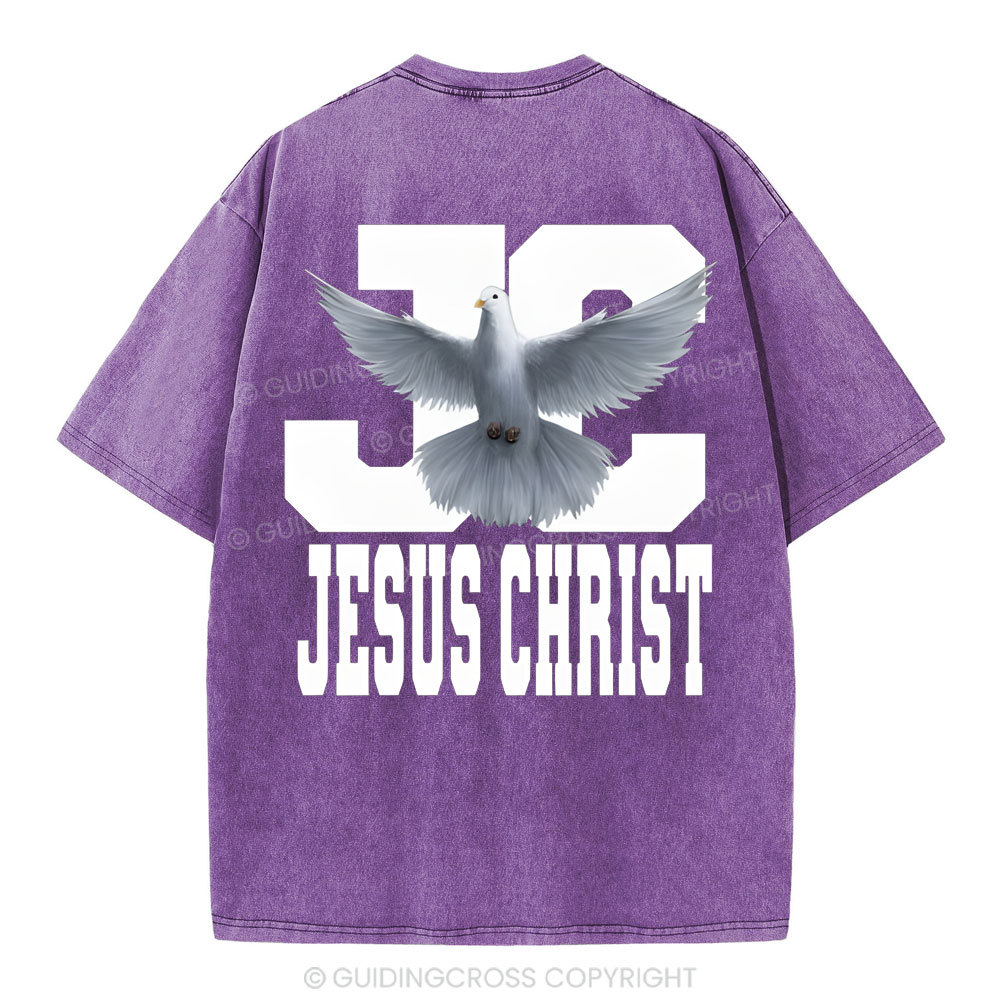 Jesus Christ Christian Washed T-Shirt