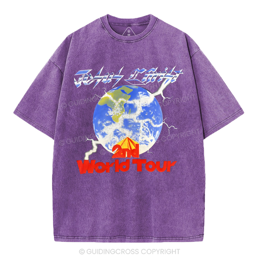 Jesus Christ Christian Washed T-Shirt