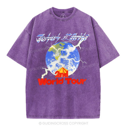 Jesus Christ Christian Washed T-Shirt