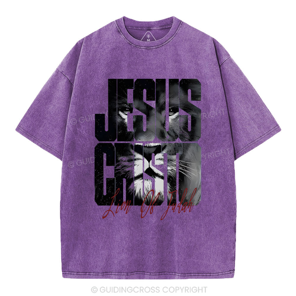 Jesus Christ Christian Washed T-Shirt