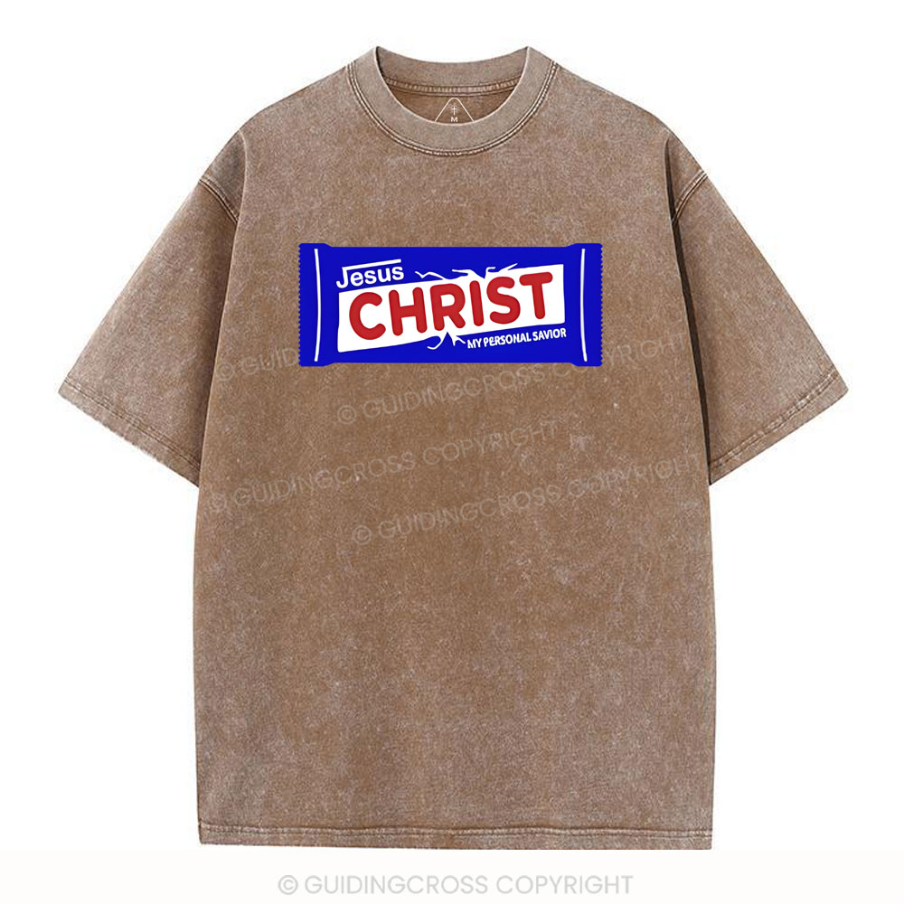 Jesus Christ Christian Washed T-Shirt