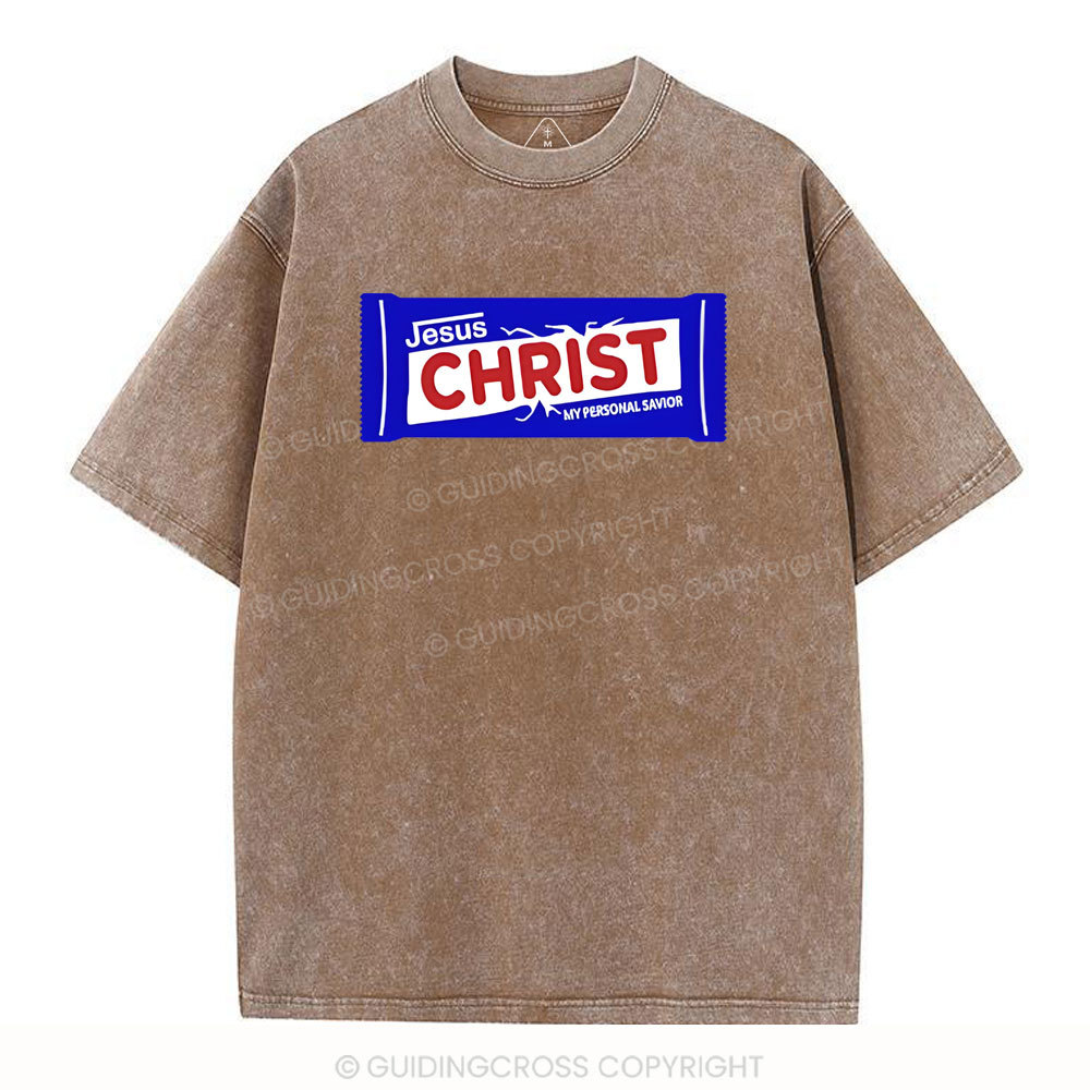 Jesus Christ Christian Washed T-Shirt