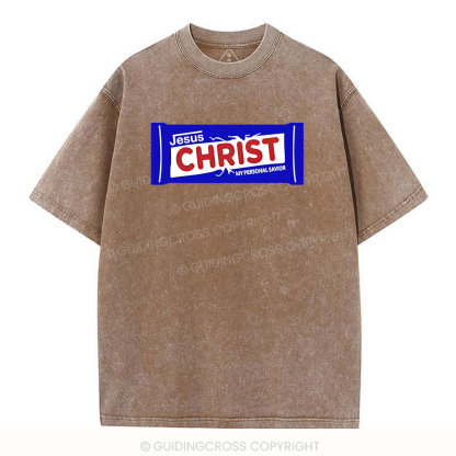 Jesus Christ Christian Washed T-Shirt