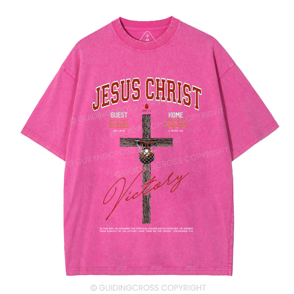 Jesus Christ Christian Washed T-Shirt
