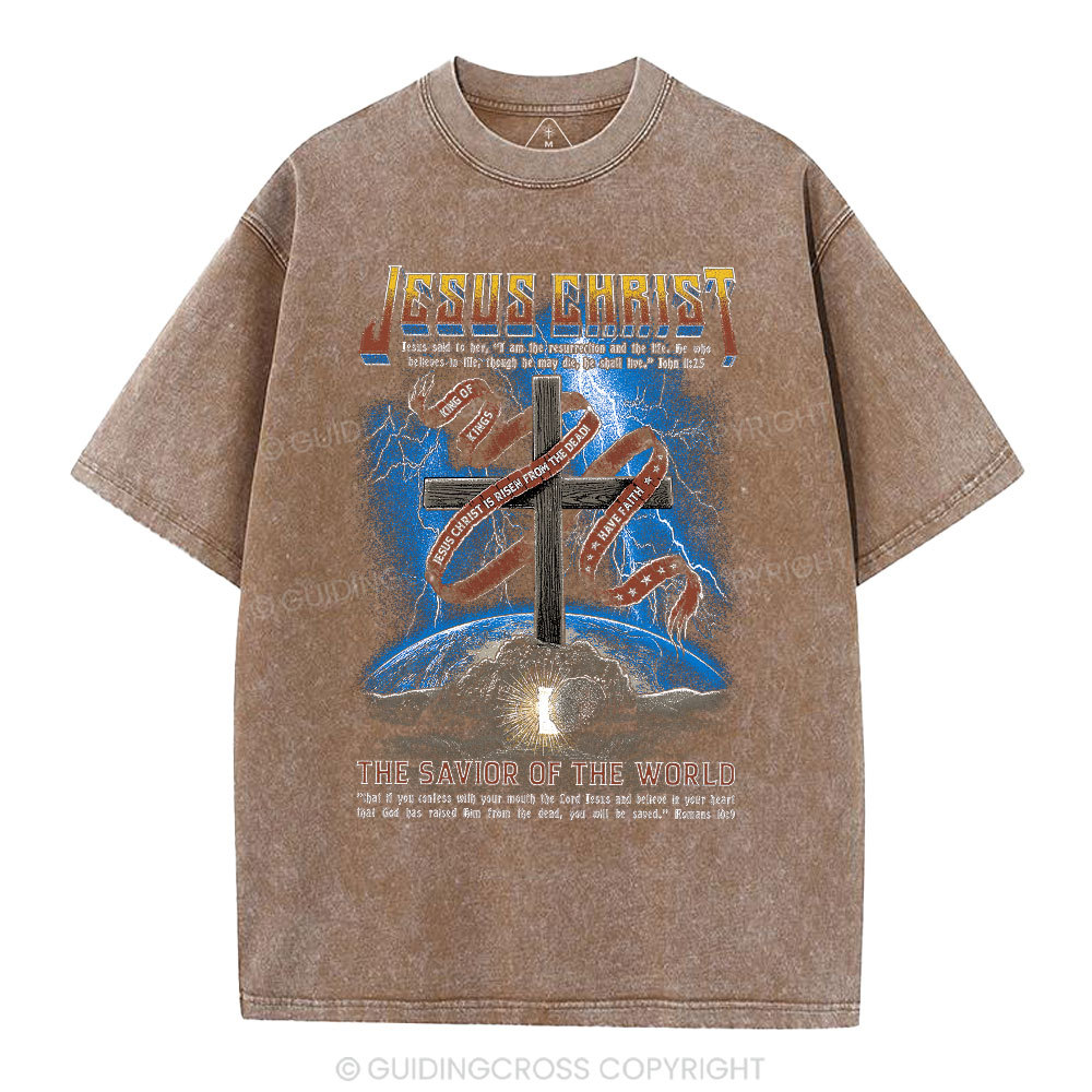 New-Sample Christian Washed T-Shirt Sale - GuidingCross