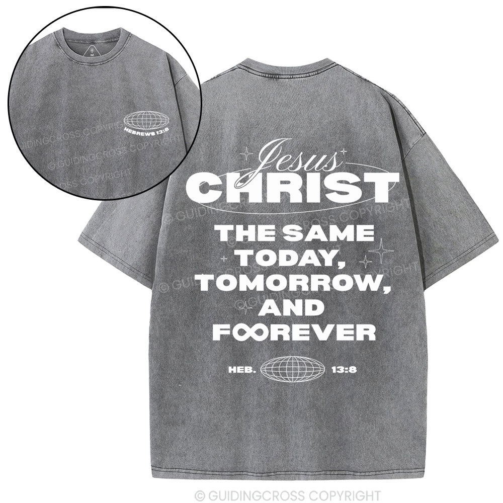 Jesus Christ Christian Washed T-Shirt