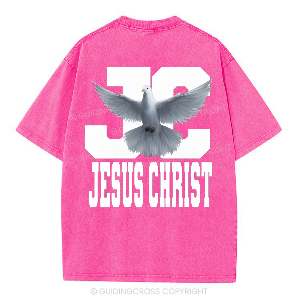 Jesus Christ Christian Washed T-Shirt