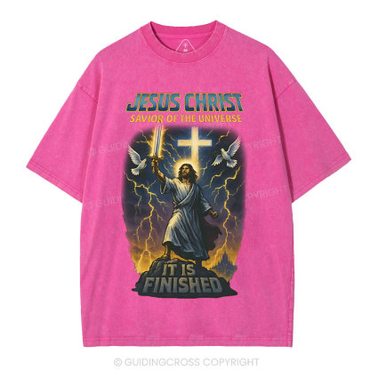 Jesus Christ Christian Washed T-Shirt