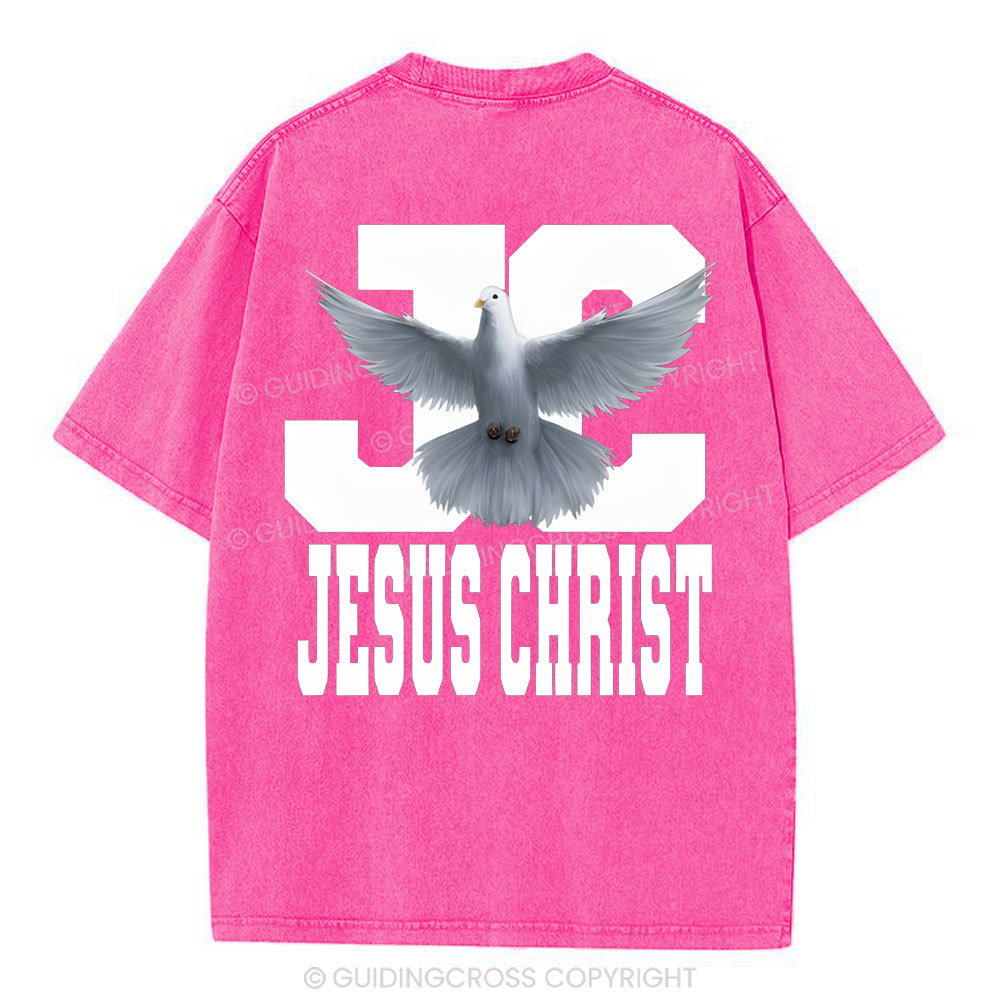 Jesus Christ Christian Washed T-Shirt