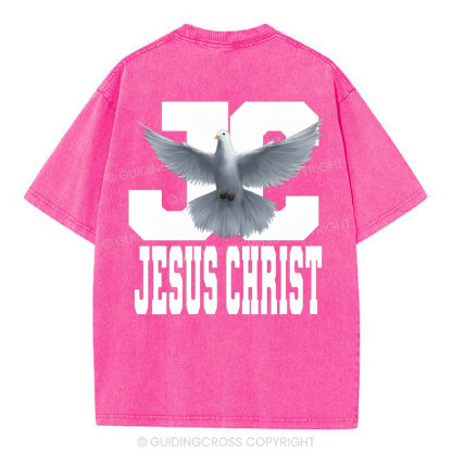 Jesus Christ Christian Washed T-Shirt