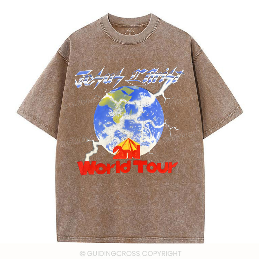 Jesus Christ Christian Washed T-Shirt