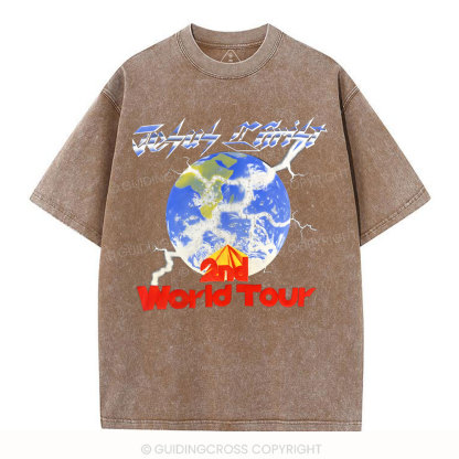 Jesus Christ Christian Washed T-Shirt