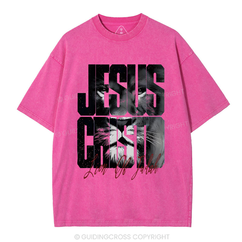 Jesus Christ Christian Washed T-Shirt
