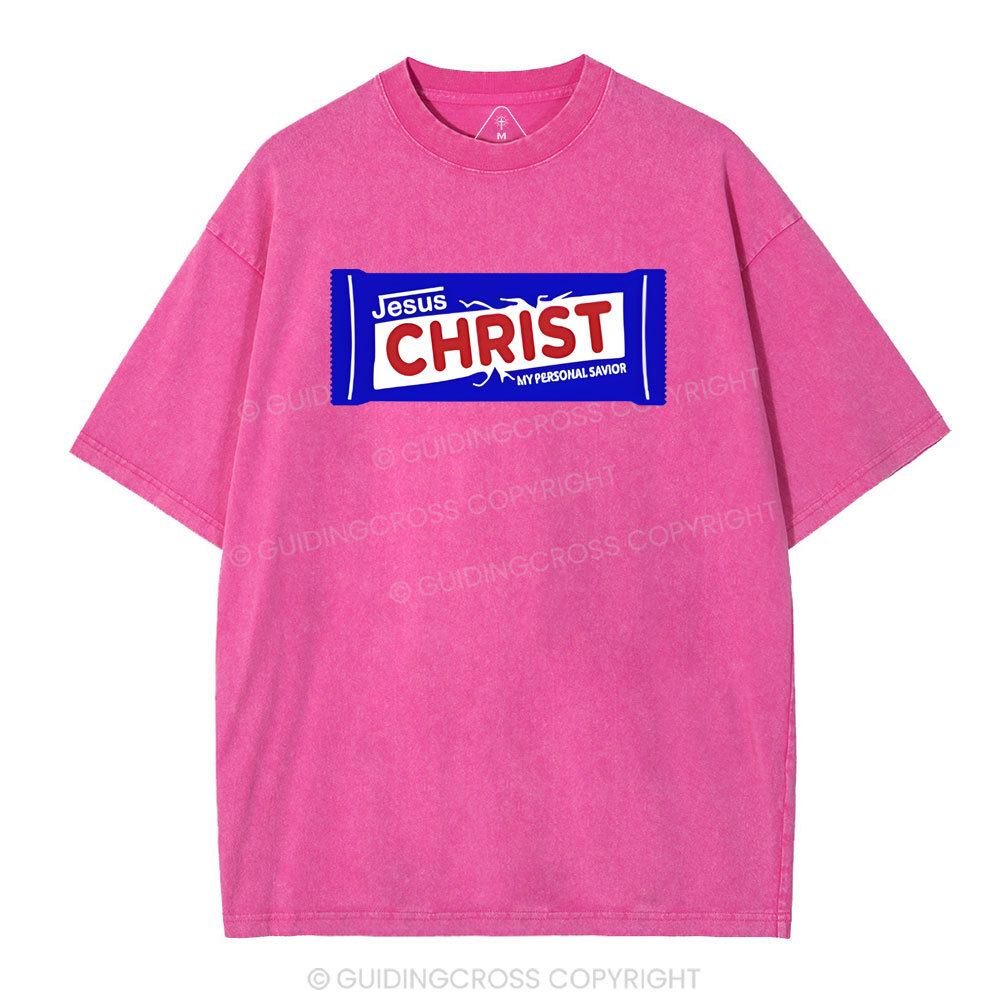 Jesus Christ Christian Washed T-Shirt
