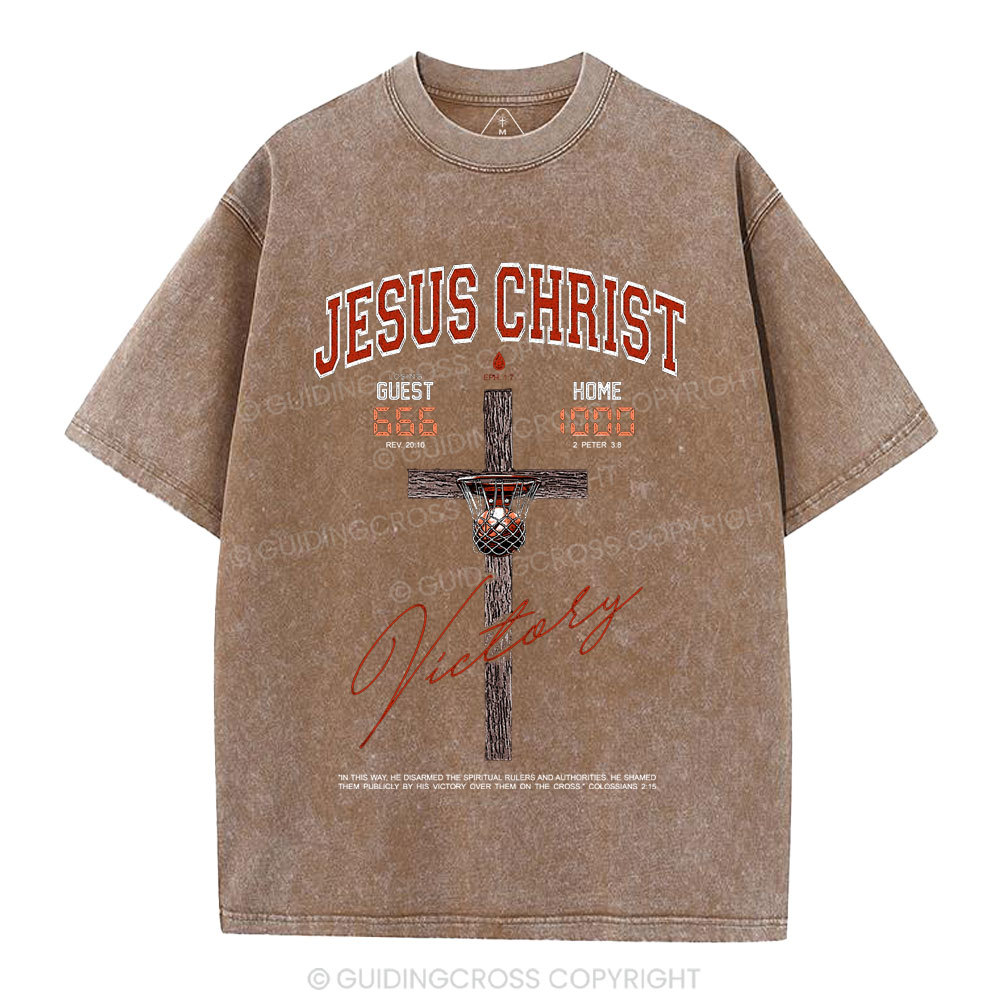 Jesus Christ Christian Washed T-Shirt