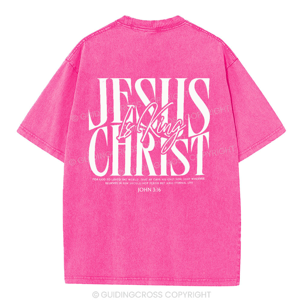 Jesus Christ Christian Washed T-Shirt