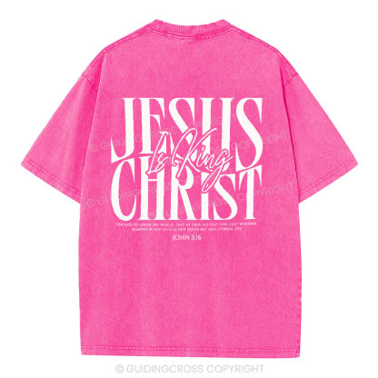 Jesus Christ Christian Washed T-Shirt