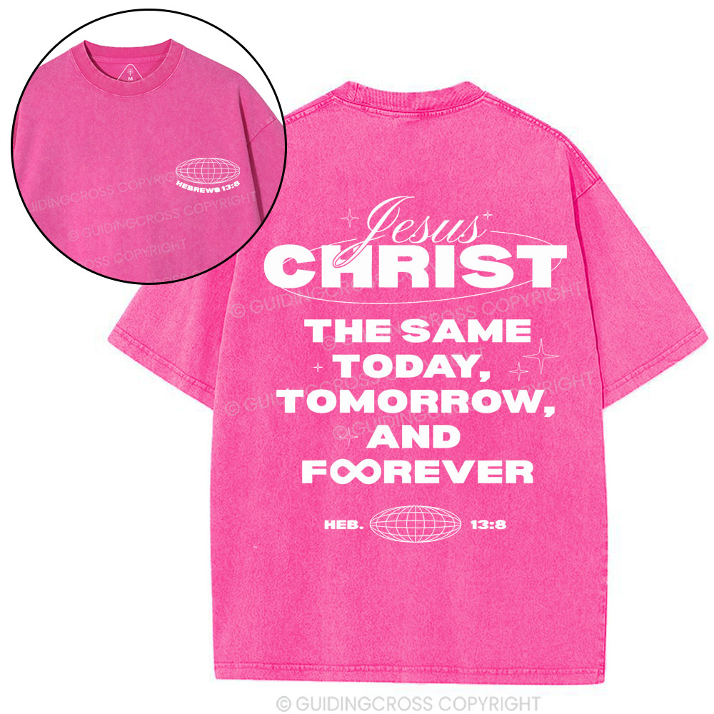 Jesus Christ Christian Washed T-Shirt