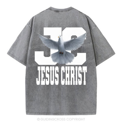 Jesus Christ Christian Washed T-Shirt