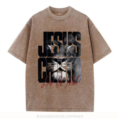 Jesus Christ Christian Washed T-Shirt