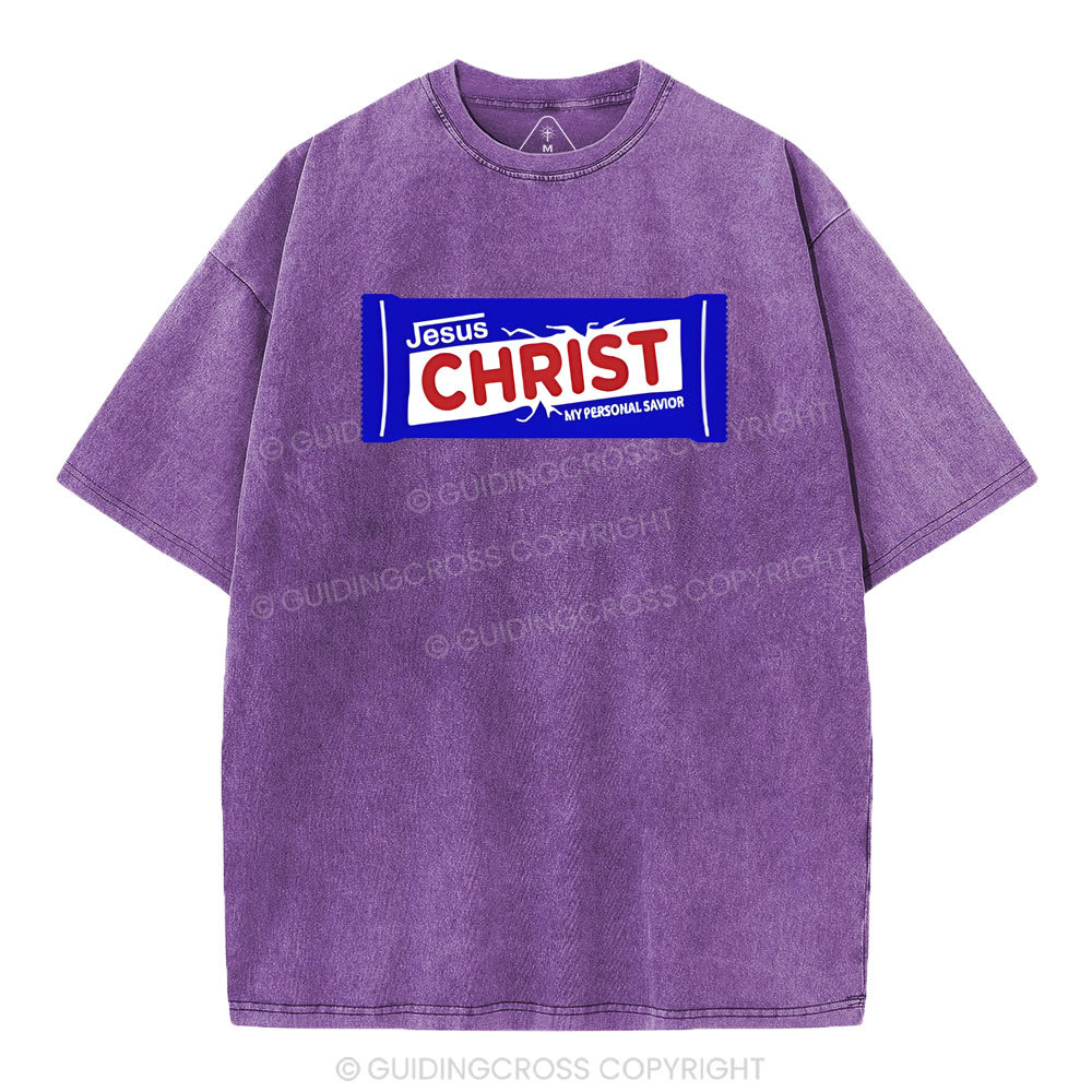 Jesus Christ Christian Washed T-Shirt