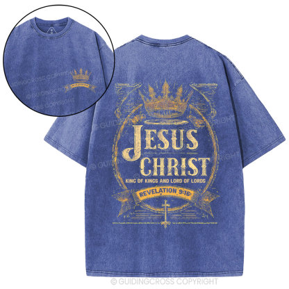 Jesus Christ Christian Washed T-Shirt