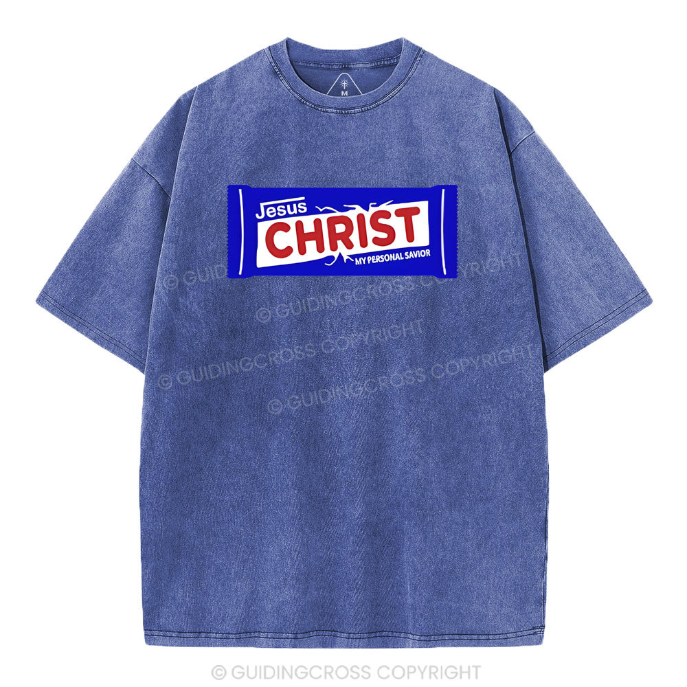 Jesus Christ Christian Washed T-Shirt
