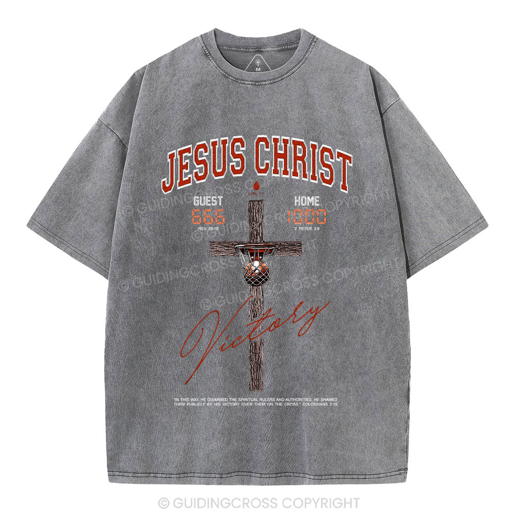 Jesus Christ Christian Washed T-Shirt