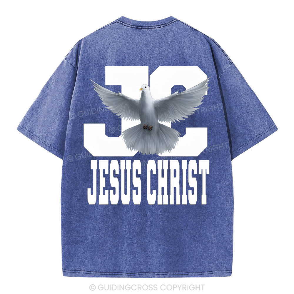Jesus Christ Christian Washed T-Shirt