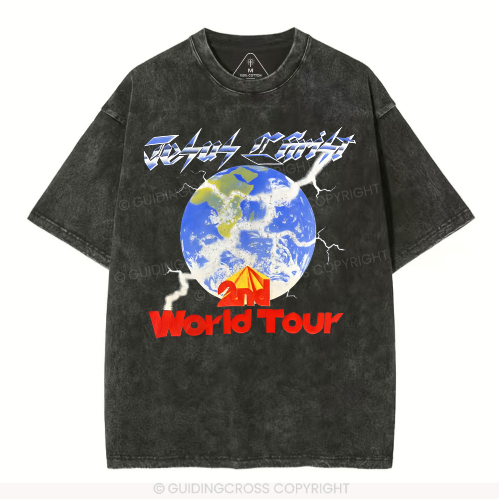 Jesus Christ Christian Washed T-Shirt