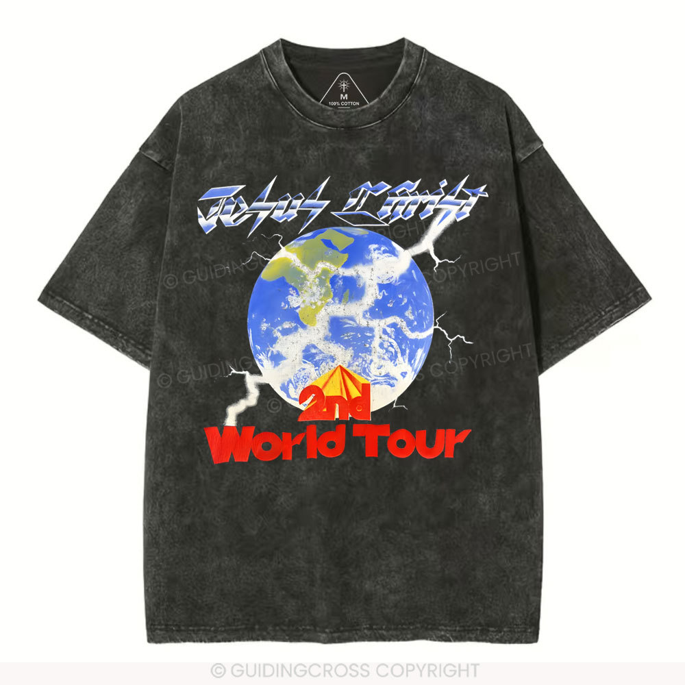 Jesus Christ Christian Washed T-Shirt