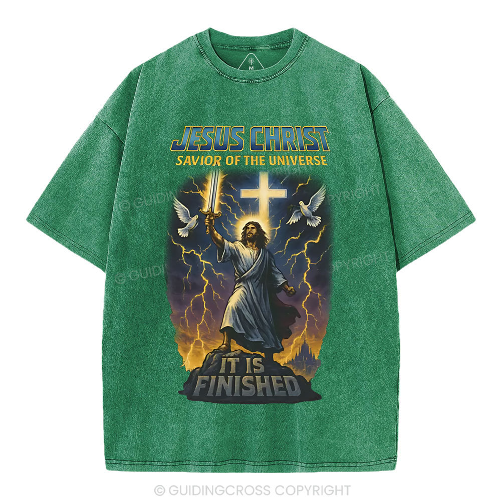 Jesus Christ Christian Washed T-Shirt
