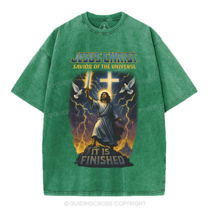 Jesus Christ Christian Washed T-Shirt