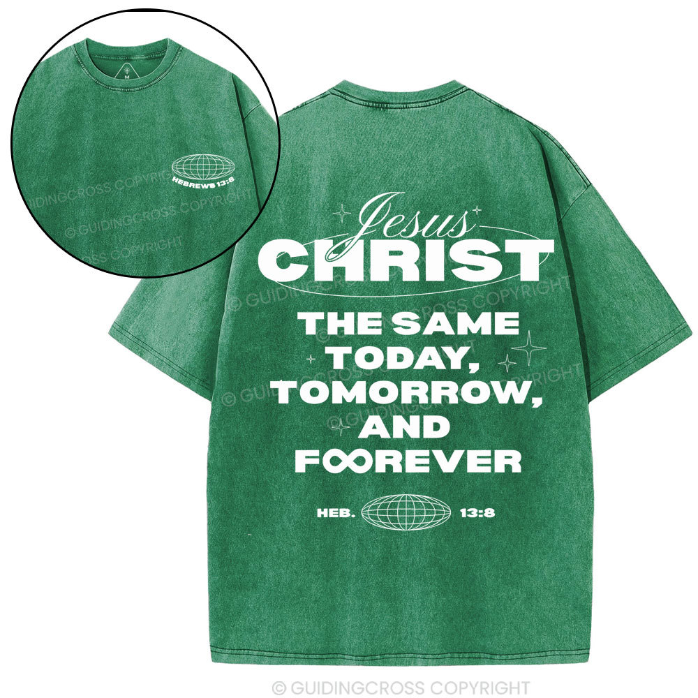 Jesus Christ Christian Washed T-Shirt