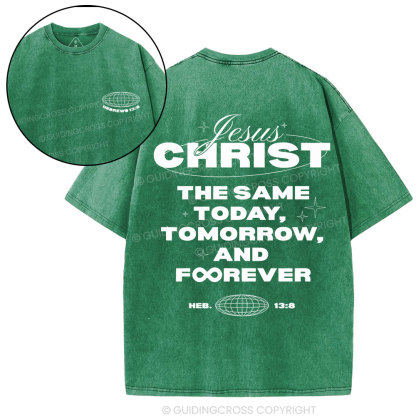 Jesus Christ Christian Washed T-Shirt
