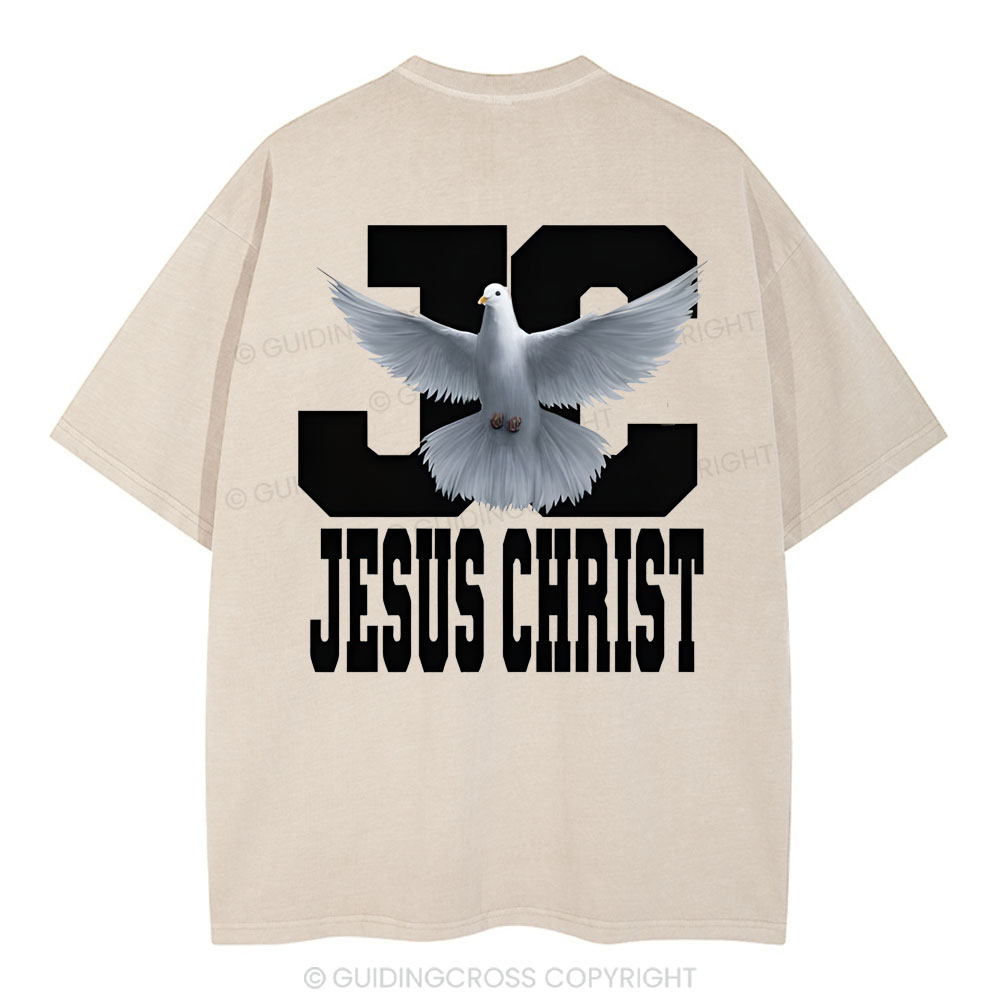 Jesus Christ Christian Washed T-Shirt