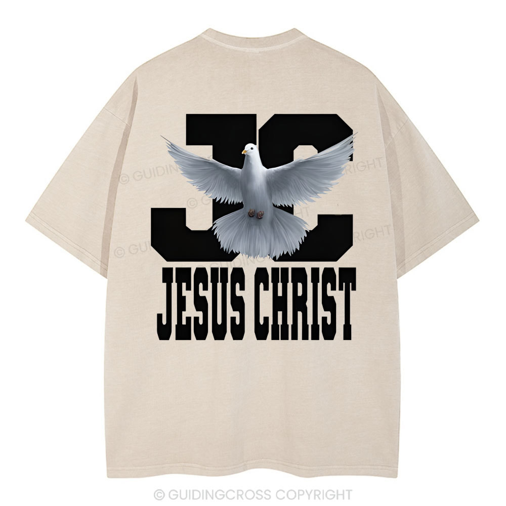 Jesus Christ Christian Washed T-Shirt