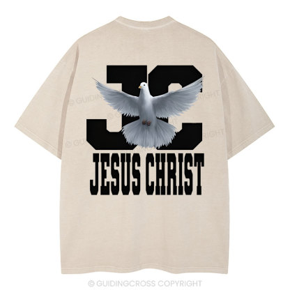 Jesus Christ Christian Washed T-Shirt